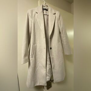 Zara Cream Long Coat